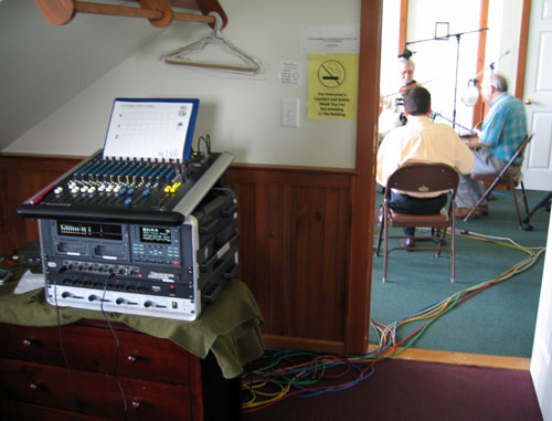 photo of studio in use